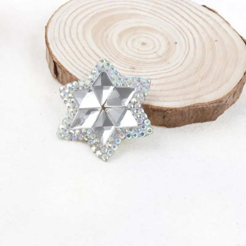 1 шт. Серебряная термоклейкая аппликация Стразы с помощью утюга нашивки для