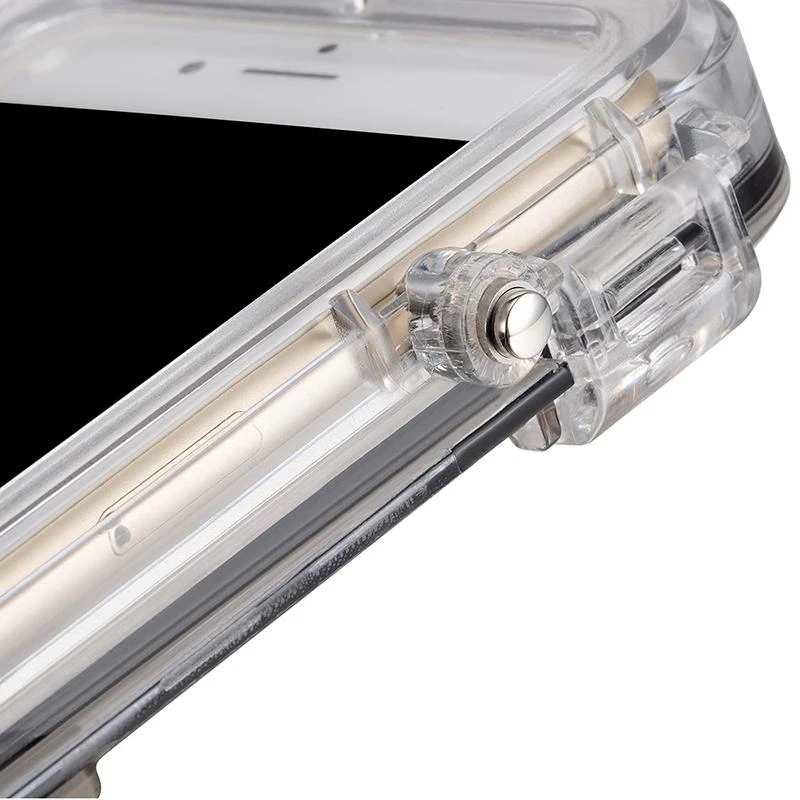 Спорт для iPhone 6 6 S Plus водонепроницаемый чехол для сотового телефона с широкоугольным объективом 170 градусов, совместимый с аксессуарами GoPro