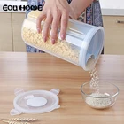 Герметичные кухонные бутылки для хранения зерен, банки, коробки, резервуары для хранения зерен, Ротационные пластиковые резервуары для хранения сухих товаров пищевого класса