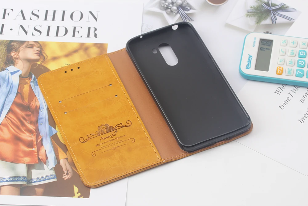 AMMYKI 6,18 'для Xiaomi Pocophone F1 Poco чехол Глянцевая задняя крышка для телефона Флип кожаный 6,18' для Xiaomi Pocophone F1 чехол