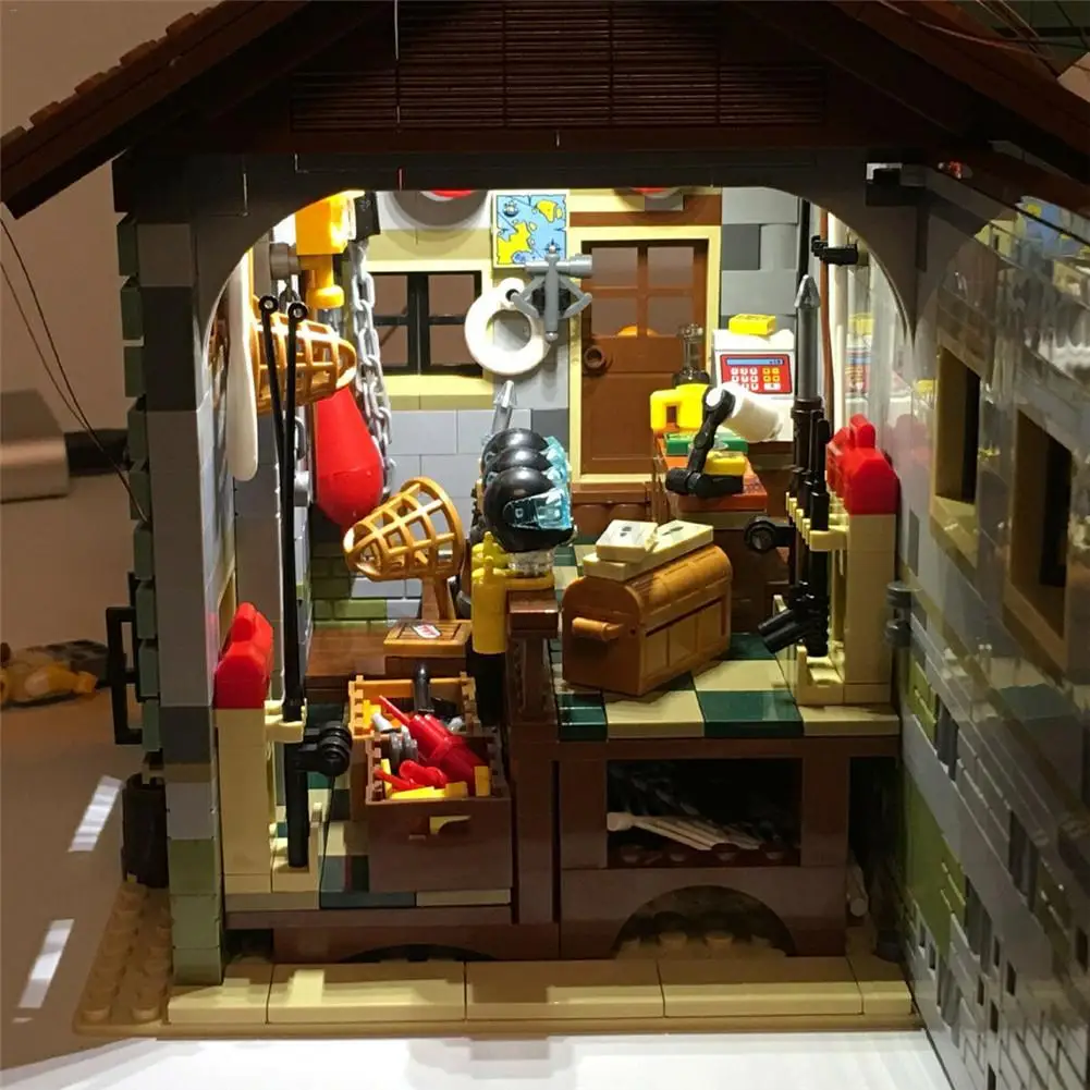 

USB LED Lighting Kit Only for 21310 for Fisherman Cabin Fishing Store Building Blocks Toy Bricks Not Include the Model great