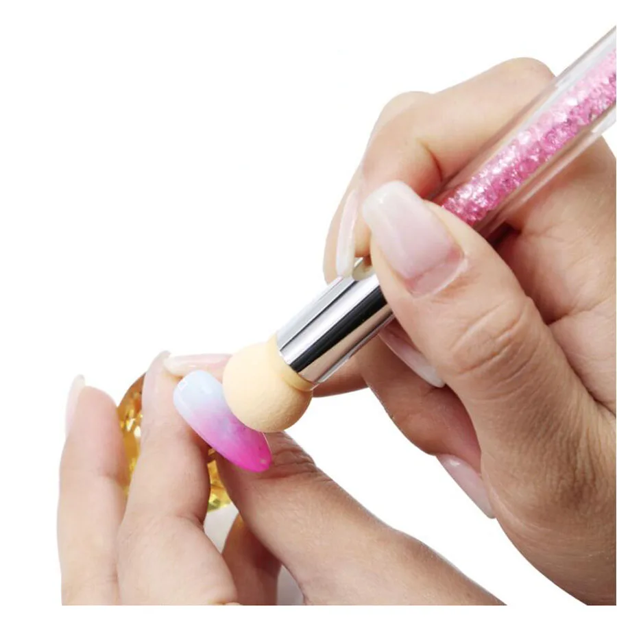 Bittb ногтей художественные губки кисти градиентная ручка блестящая пудра Гель-лак