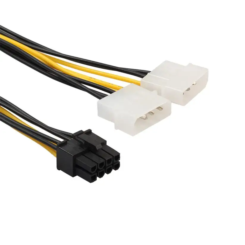 Высококачественный Кабель адаптер 15pin SATA Power к 6pin PCIe PCI e Express для видеокарты Прямая