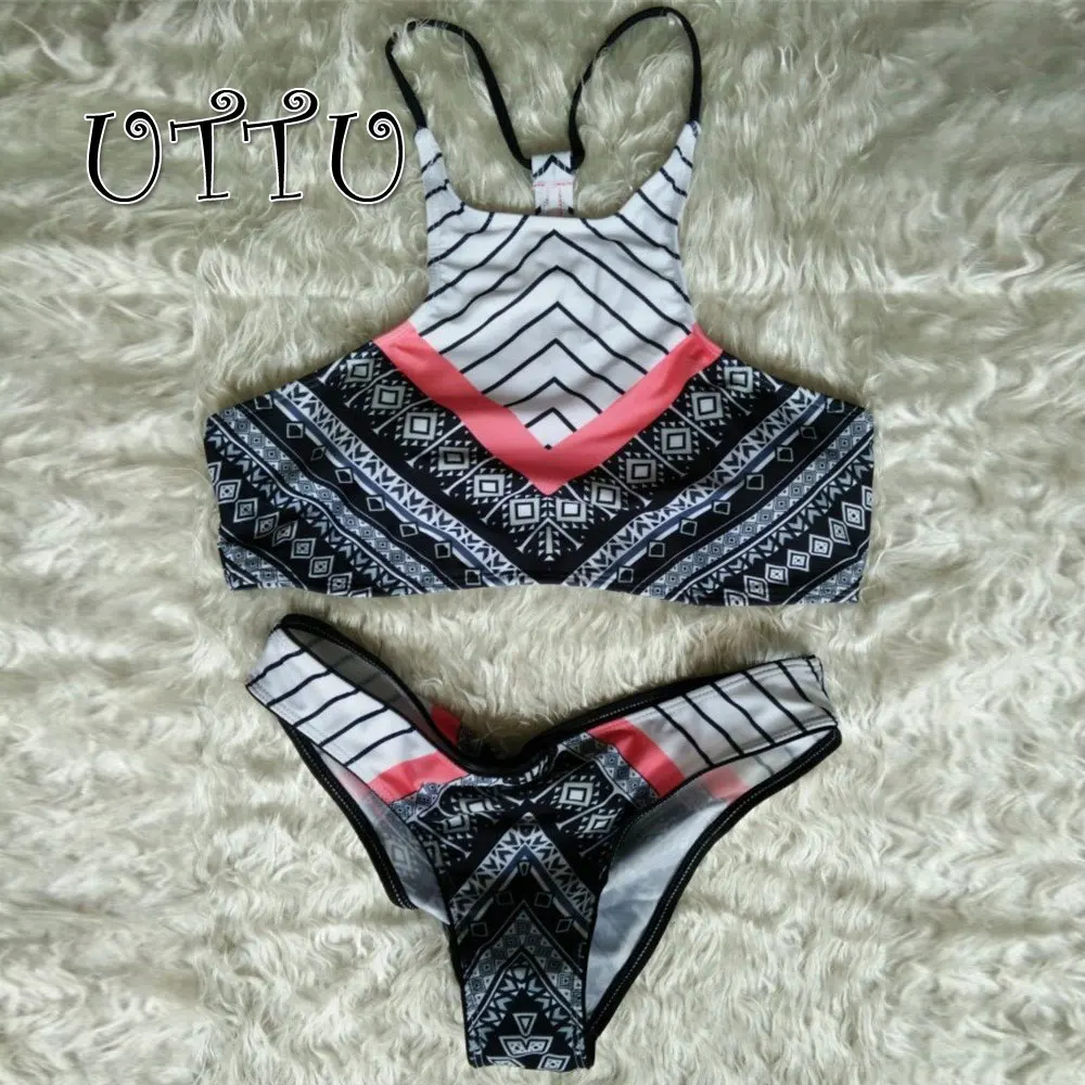 Uttu Новый Племенной купальник бикини с топом женский купальный костюм