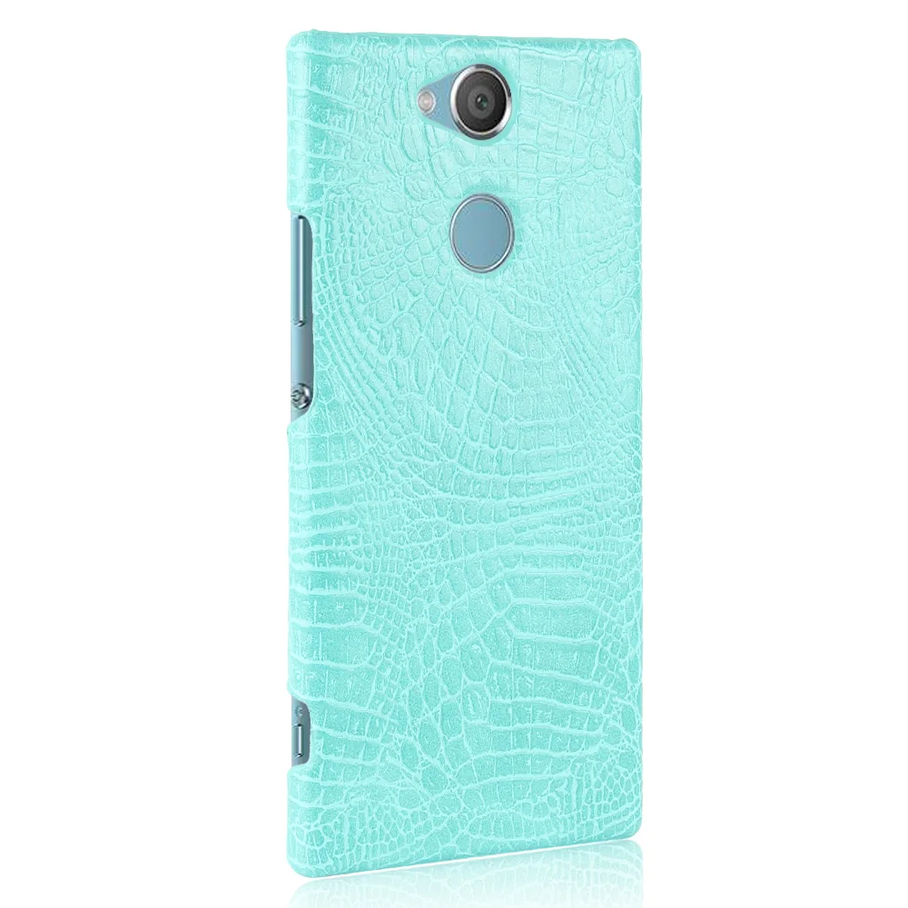 Case For Sony Xperia XA2 Plus Dual A9AC H4493 6 Inch Phone Soft Leather Cover XA 2 H 4493 Alligator Coque |
