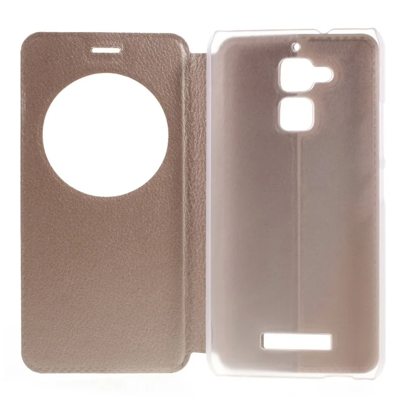DULCII for Asus Zenfone 3 Max ZC520TL Case 5.2 Hollow View Window PU Leather Stand Flip Phone Cover Coque | Мобильные телефоны и