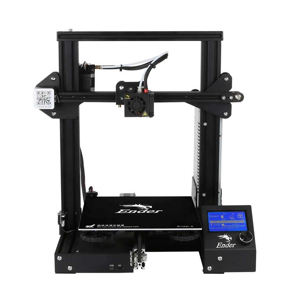 Новейший Ender 3 Набор DIY 3D принтер большого размера I3 мини продолжение печати