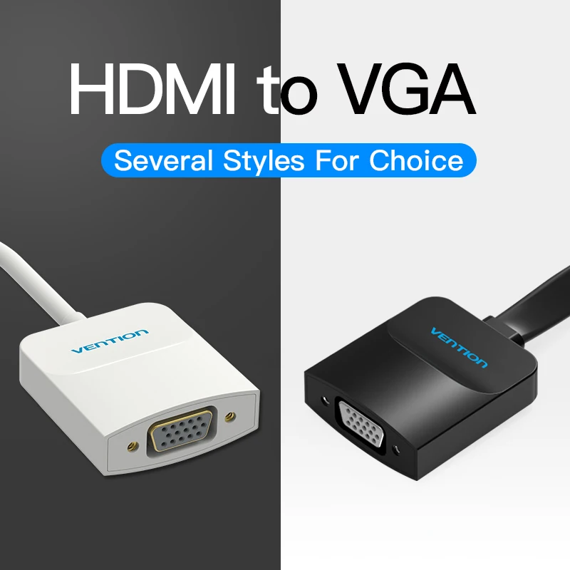 Vention HDMI к VGA адаптер цифро аналоговый аудио видео конвертер кабель 1080 P для Xbox 360 PS3