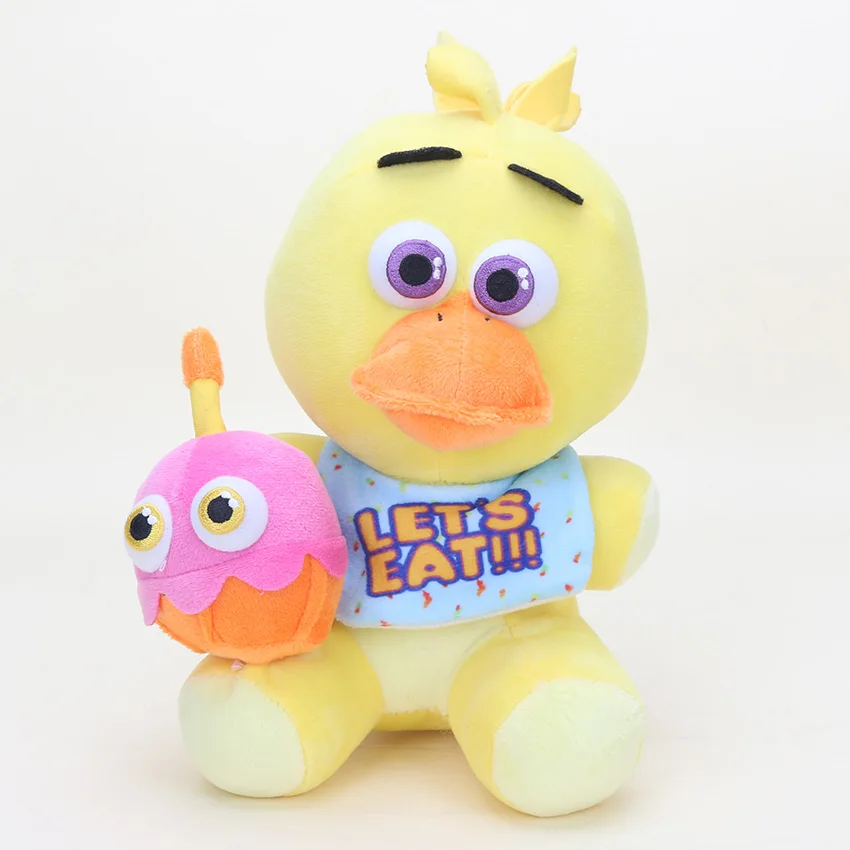chica 25cm 20-25 см Five Nights At Freddy's foxy Fazbear медведь Фредди Бонни и Чика кошмар Фредди FNAF мягкие игрушки Детские куклы подарок - Цвет: chica 25cm