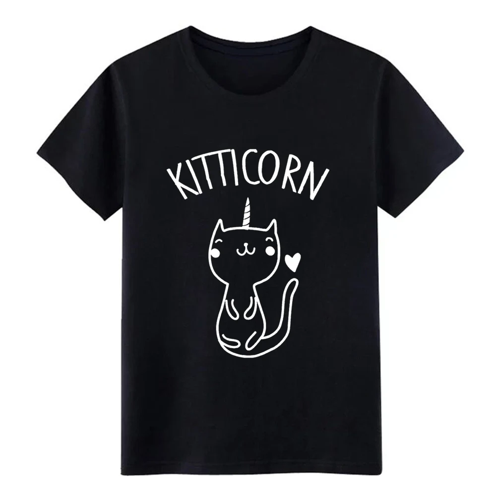 Подарок с котом идея kitticorn kitty котенок футболка для мужчин и женщин Мужская