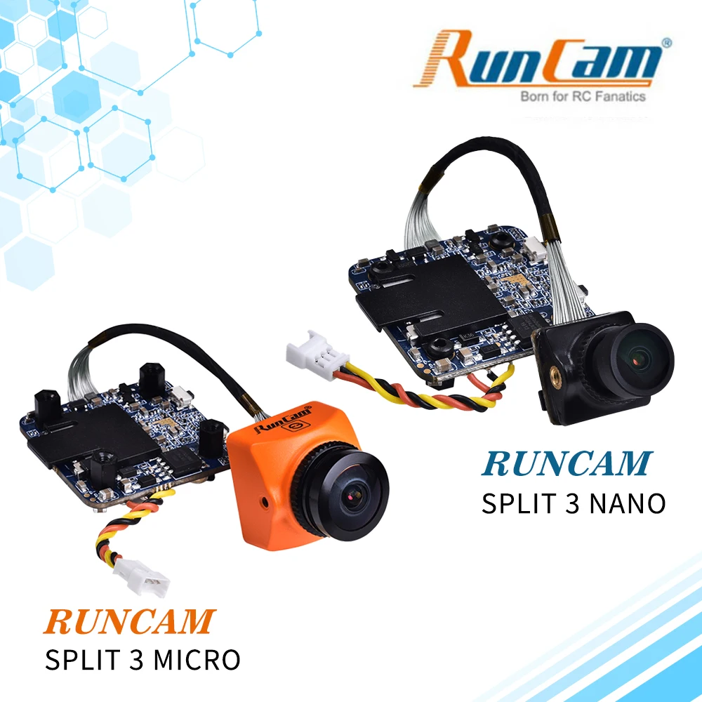 RunCam split 3 Micro &amp Nano 1080 P/60fps DC5-20V HD Запись WDR FPV камера PAL/NTSC переключаемая 40 мс низкая