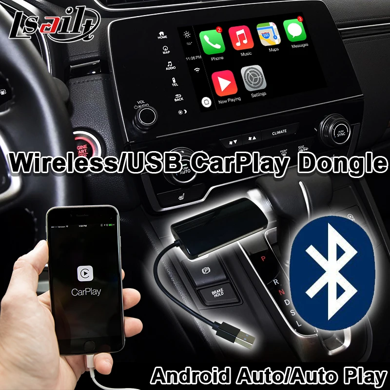 Беспроводной/USB ключ CarPlay для Lexus, Nissan, Pathfinder, Ford, Mazda, toyota и т. д. Поддержка Android auto, auto play по Lsai