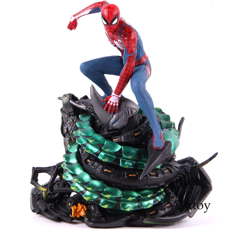 without retail box Marvel Limited PS4 Человек-паук коллекционеры издание Человек-паук фигурка экшн Статуэтка из ПВХ Коллекционная модель игрушки - Цвет: without retail box