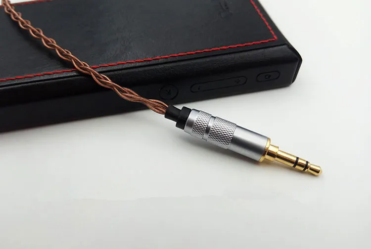 Diy 7N одиночный Кристальный медный посеребренный провод TF10 W4R IM50 IM70 UE900 se535 HD598 0 78 мм
