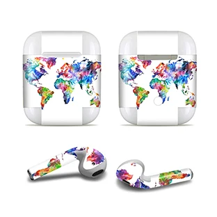 GOOYIYO-роскошные наушники-вкладыши, стикеры, сделай сам, персональная цветная кожа, Виниловая наклейка для Apple AirPods 1 2 и проводной зарядный чехол, коробка - Цвет: B020