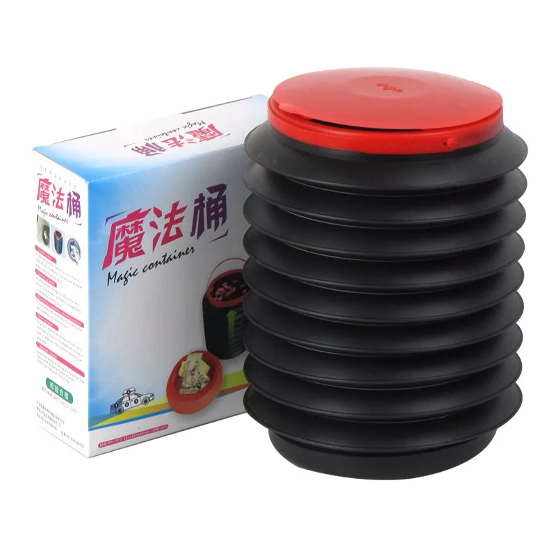 Новый 4L складной Выдвижной Телескопический Черный с красной крышкой