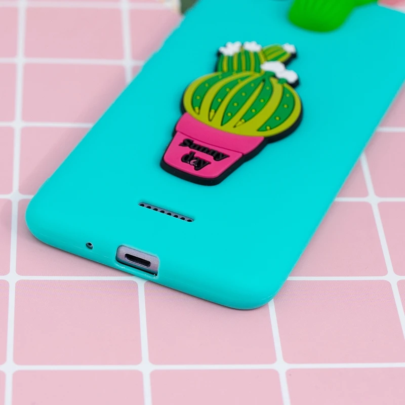 Etui Xiaomi Redmi 6A чехол для Xiomi Redmi 6A 3D игрушка панда кактус силиконовый чехол для телефона для Funda Xiaomi Redmi 6A чехол для женщин