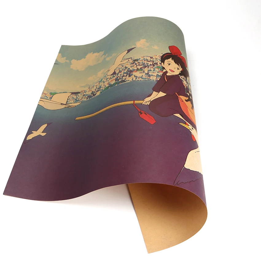 Kiki's Delivery Service B стильная Настенная Наклейка домашний декор плакат ретро Бар