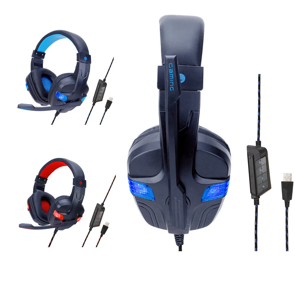 Игровая гарнитура SOYTO SY860 USB для PS4 PC 7 1 Проводная игровая с шумоподавлением и