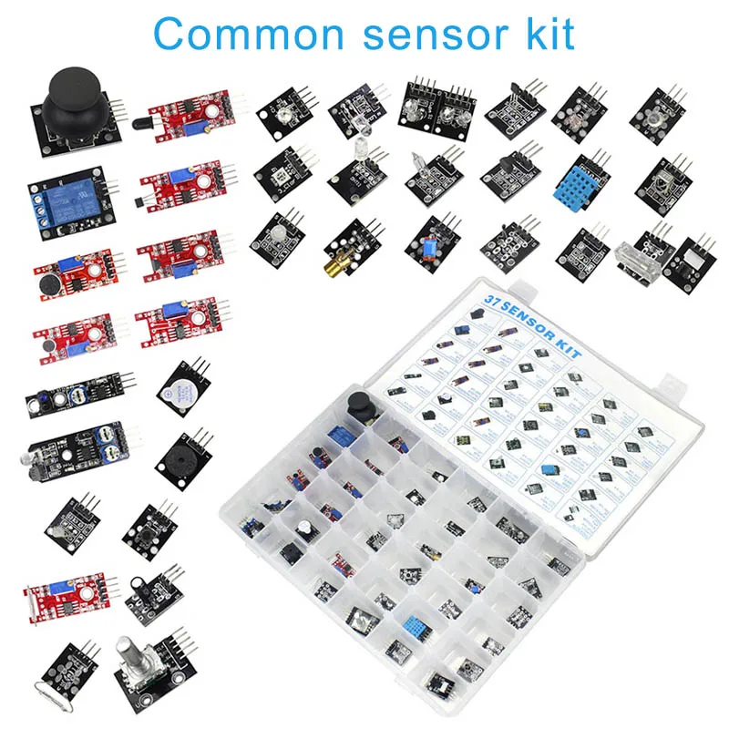 

37/45pcs Sensor Assortment Kit Module Starter for MCU Educ New Arrival