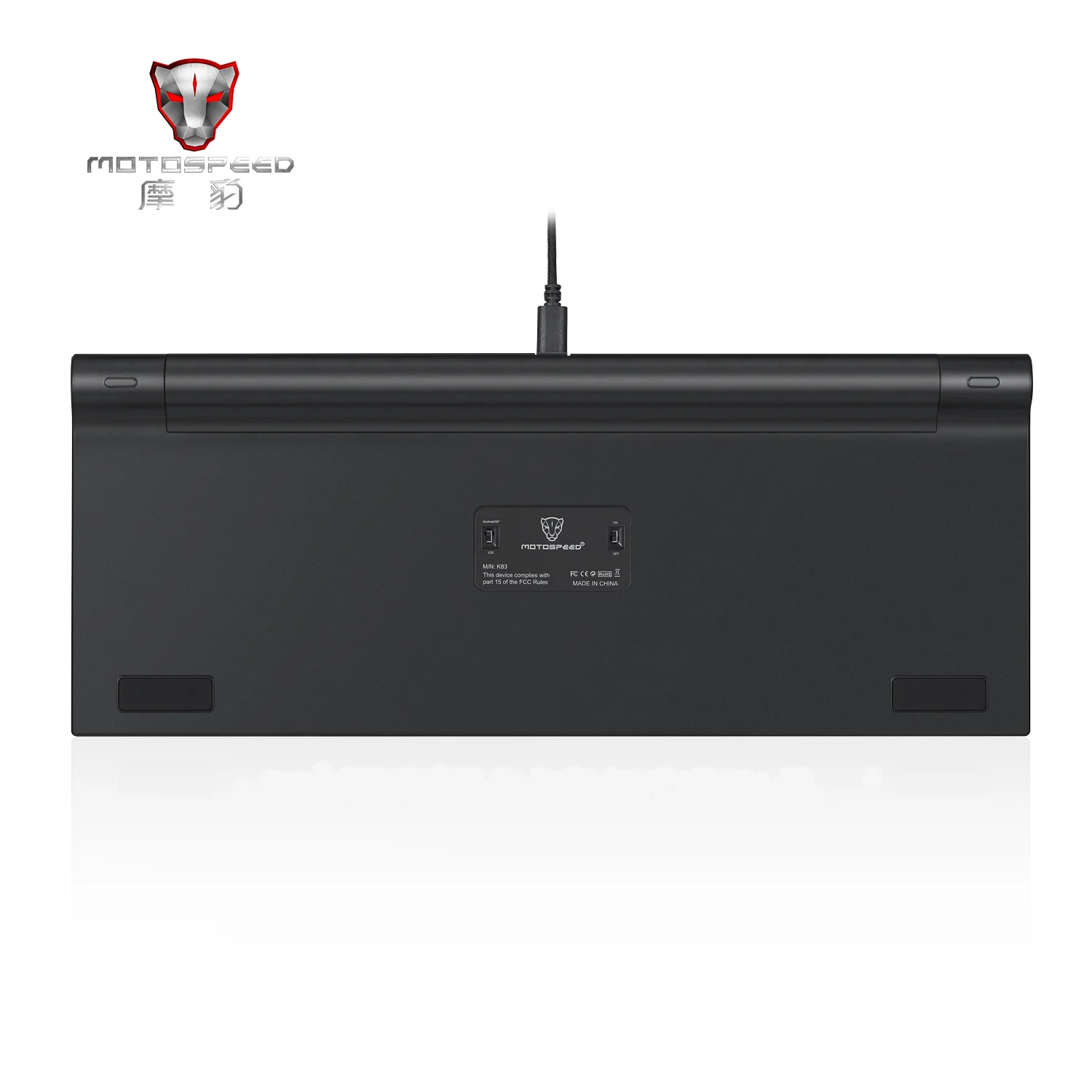 MOTOSPEED K83 механическая клавиатура Bluetooth со светодиодный подсветкой 87 Ключи