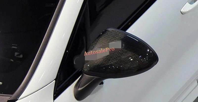 Настоящего углеродного волокна заднего вида крышка зеркала боковой двери