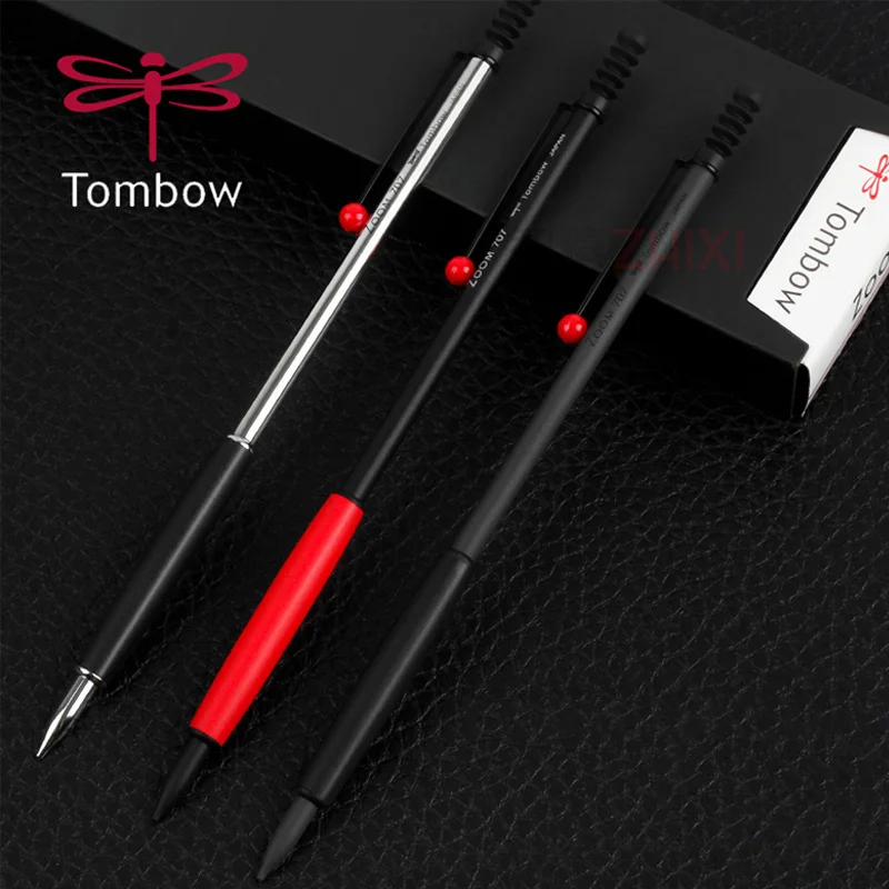 1 шт., TOMBOW, 707, тонкий автоматический карандаш, 0,5 мм, мини-карандаш для женщин, металлический карандаш для занятий спортом, металлические ручки для офиса и школы
