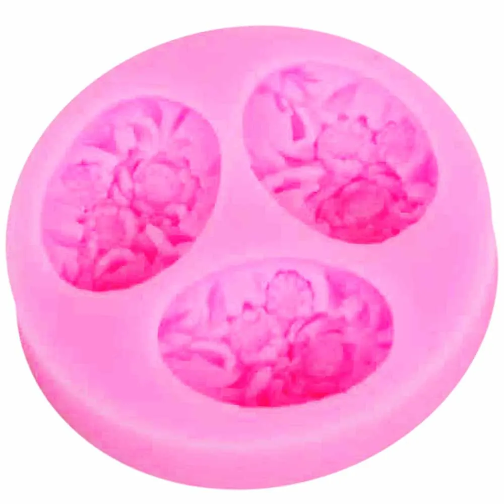 Sophronia DIY Peony 1pcs Shape UV Resin Jewelry Silicone Mold Making Craft m735 |