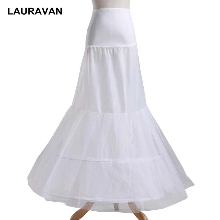 Оптовая продажа 2020 подъюбник русалки для невесты двухслойный тюль 2 обруча