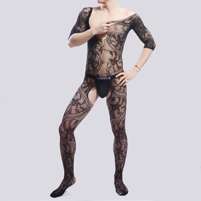 Новинка 2017! Уютные колготки для мужчин обтягивающее Мужское нижнее белье чулки