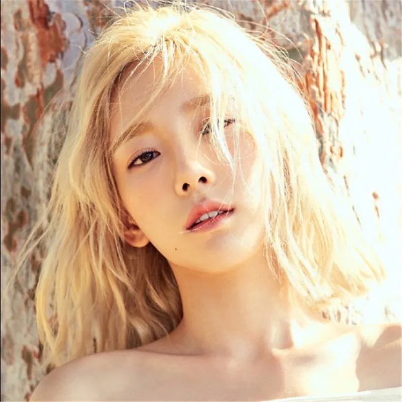 K Pop Kpop/рубашки для девочек с надписью SNSD TaeYeon свободная футболка Топы короткими