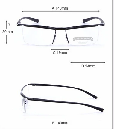 Мужская оправа для очков модные очки в оправе при близорукости титановая TR90|eyeglass
