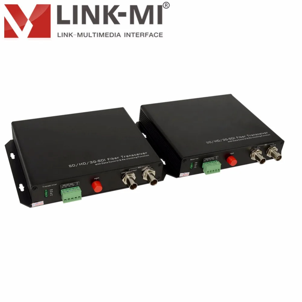 LINK MI SD/HD/3G SDI Волоконно Оптическая передача через волоконно оптический передатчик