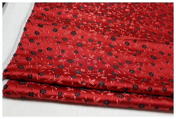 Цветочный стиль окрашенный жаккард гобелен сатин 3D жаккардовая парча ткань для