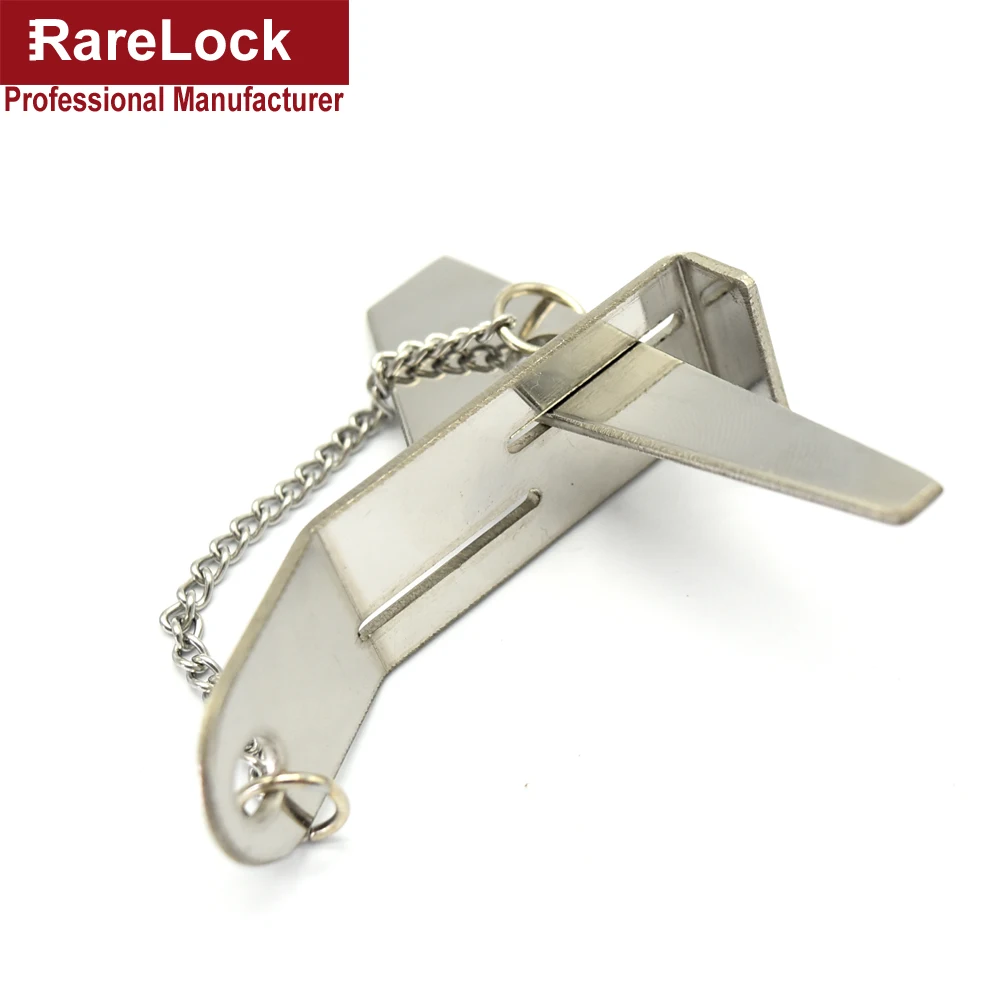 Rarelock дверной замок из нержавеющей стали замок-защелка для безопасности дома, товары для путешествий, простая женская сумка MMS304 dd