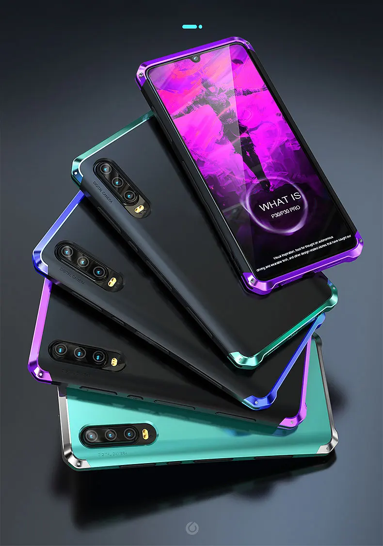 Ударопрочный защитный чехол для huawei P30 Pro, чехол из жесткого ТПУ, роскошная металлическая рамка, задняя крышка для телефона huawei P30Pro, чехол s, защита
