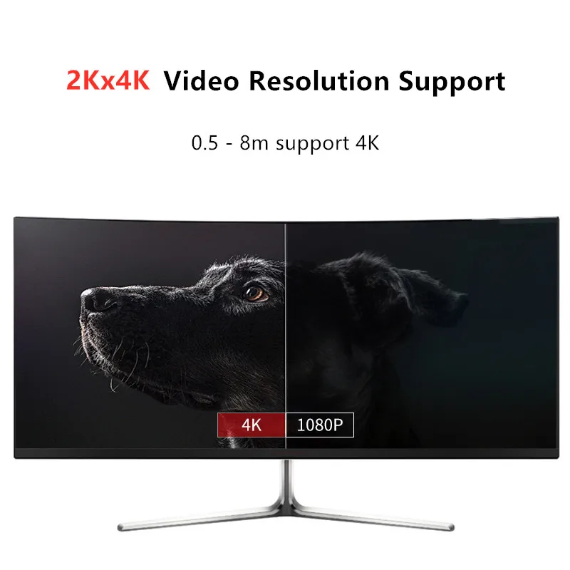 Veggieg HDMI кабель 2 0 4K 60 Гц для разветвителя удлинитель адаптер м 3 5 10 кабель|Кабели