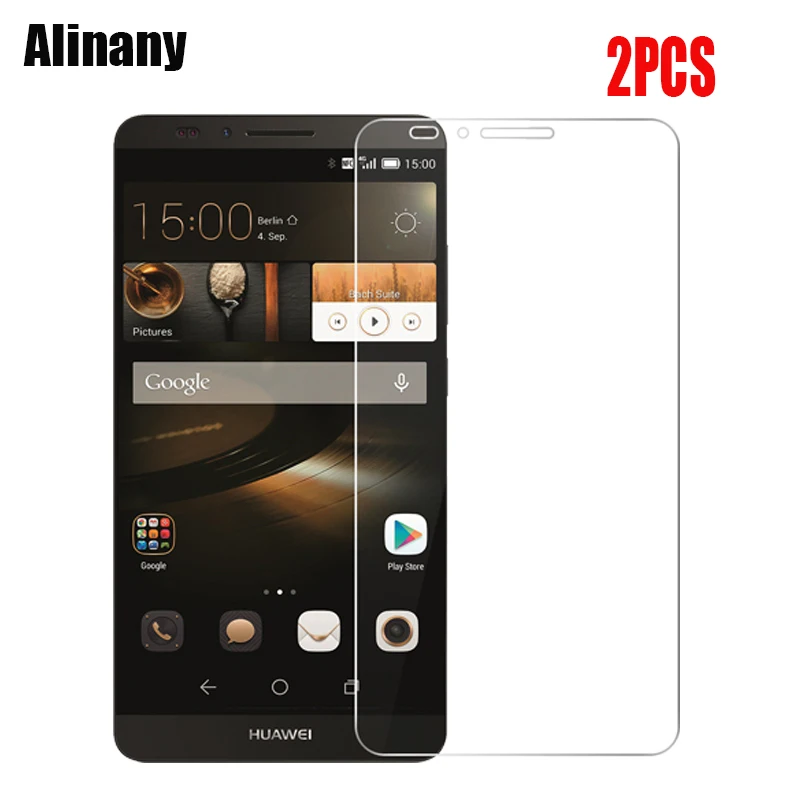 2 шт закаленное стекло huawei mate 7 Защита экрана huawei mate 7 MT7-L09 MT7-TL10 MT7 TL10 L09 mate 7 закаленное стекло - Цвет: Прозрачный