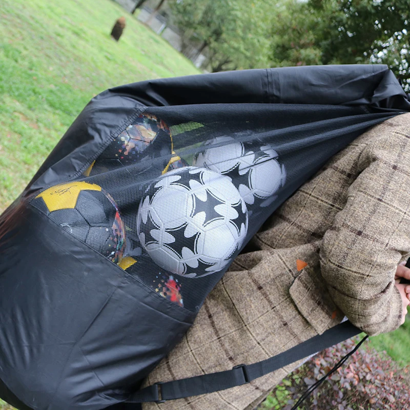 

Outdoor Basketball Sack Football Sport Accessories Kids Training Equipment Waterproof Mesh Ball Extra Large Shoulder Storage Bag