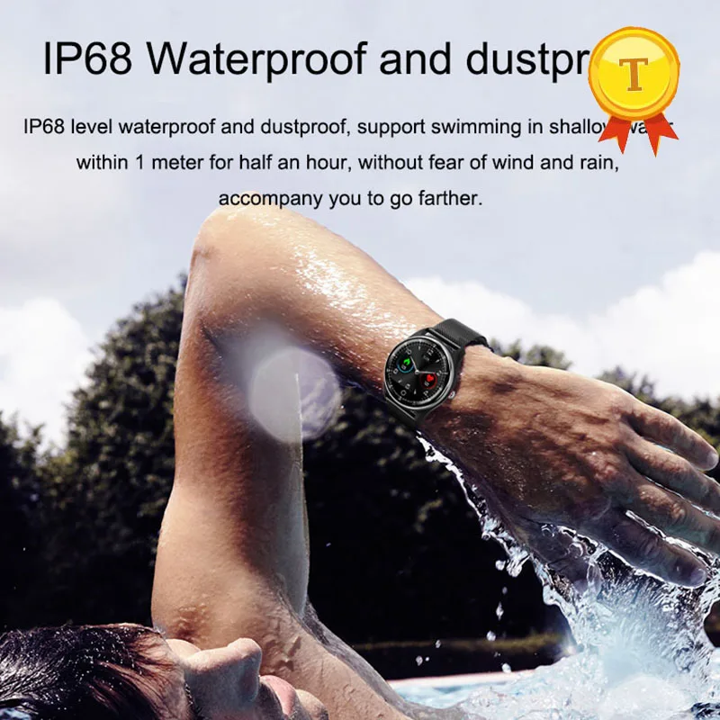 

ip68 Professional waterproof swimming ecg ppg Smart watch band Sport Bracelet Fitness healthy Monitoring smartband elderly man