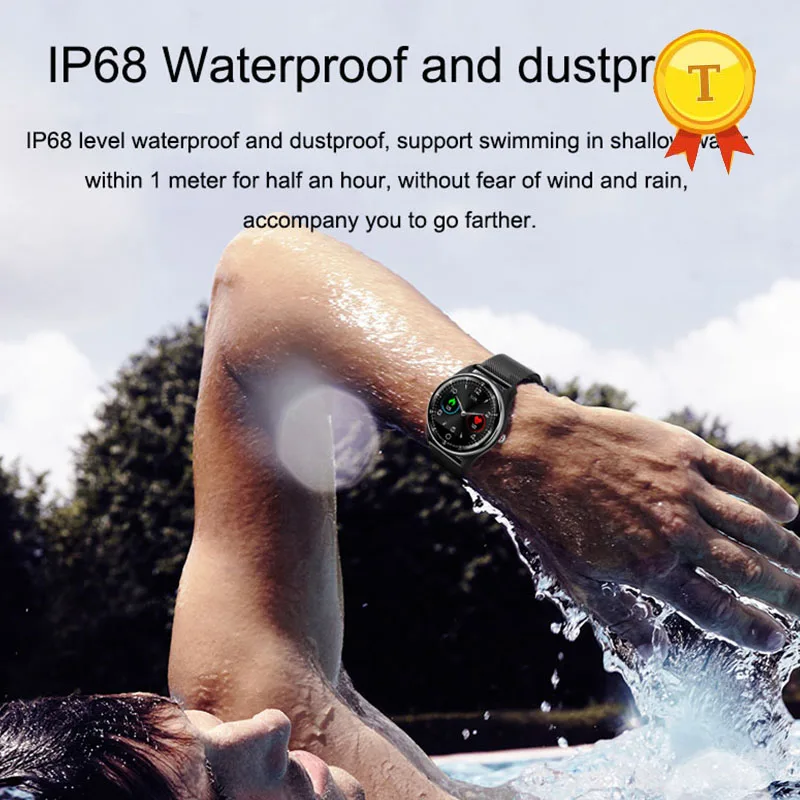 

Водонепроницаемый браслет для занятий спортом, ЭКГ, ppg, ip68
