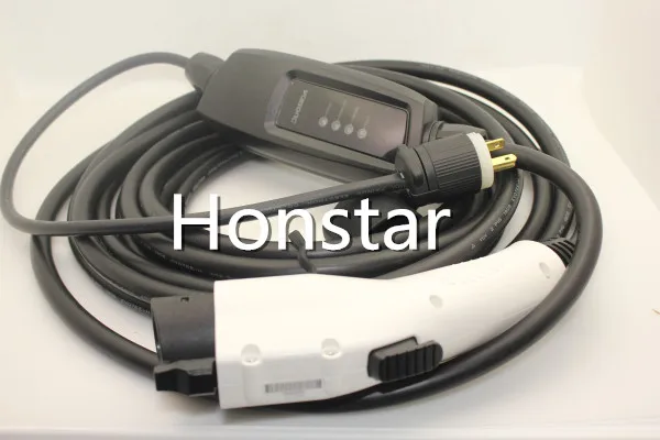 Duosida EVSE DOSTAR NEMA 6 20 штепсельная вилка 16A SAE j1772 тип 1 5 м черный кабель для