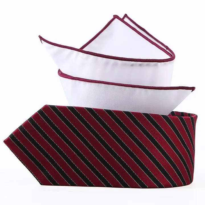 SST-020 tie set Портной Смит классический формальный галстук мужской роскошный ручной работы натуральный чистый шелк Тканый Жаккардовый полосатый галстук - Цвет: SST-020 tie set