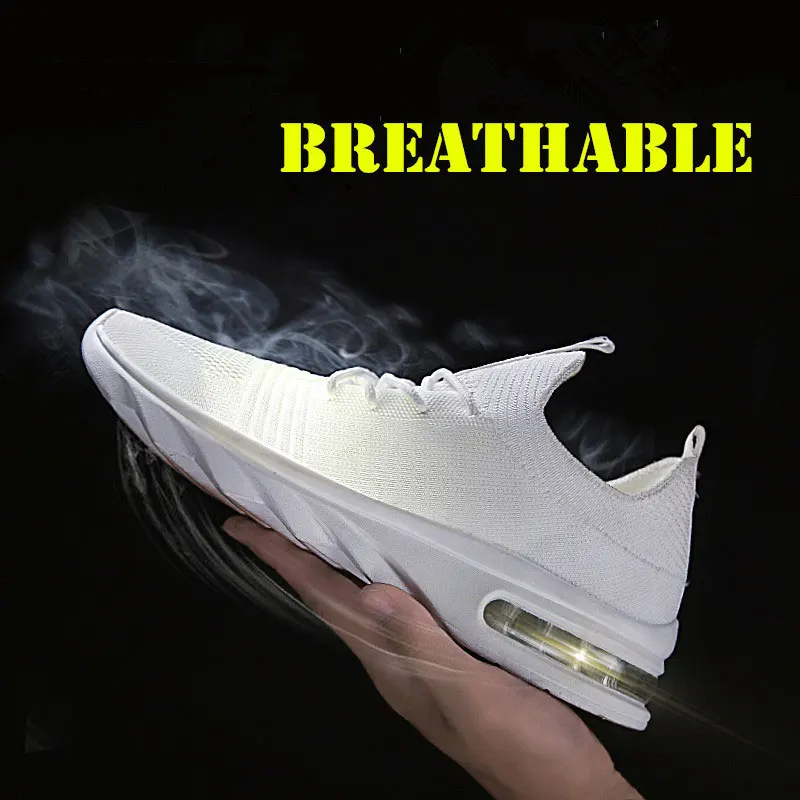 Мужская обувь летняя повседневная для мужчин черные белые кроссовки стильные