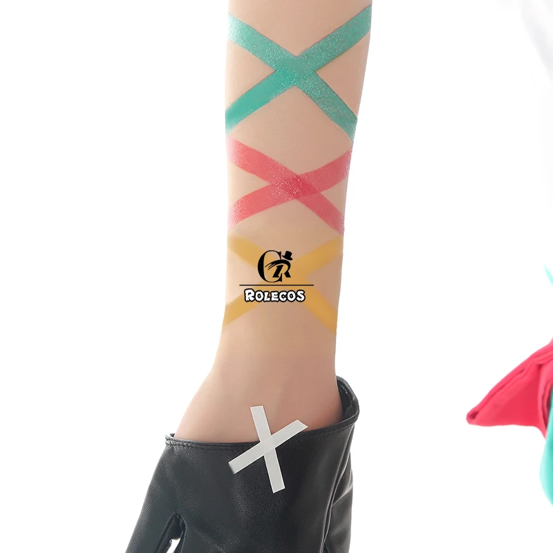 ROLECOS пинки поп хепберн косплей костюм аниме виртуальная ютубер костюмы мизинец