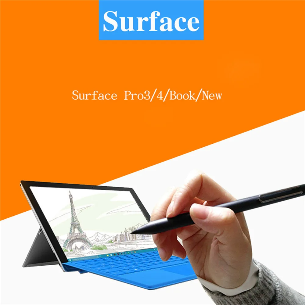 Стилус с сенсорным экраном для microsoft Surface Pro 3 4 5 6 Surface Go Studio Book Laptop емкостная ручка с правой кнопкой