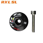 RXL SL углеродный материал Fiber велосипедный стержень гарнитура верхняя крышка из углеродного волокна верхняя крышка вилки s Stem Крышка Велосипеда детали 5g с винтом 3K Gloss