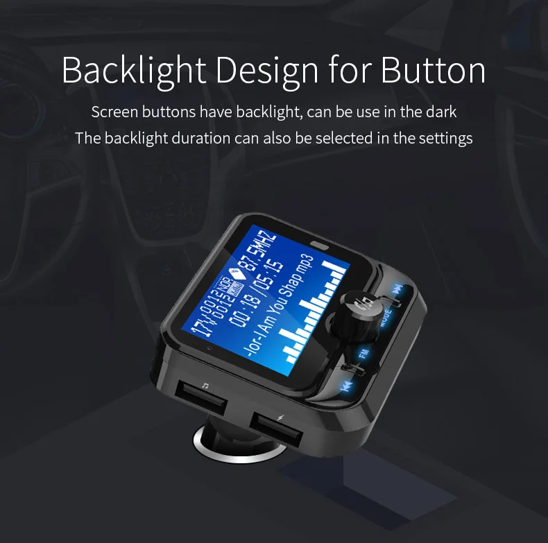 Автомобильный MP3-плеер CDEN, 7 языков, 1,8 дюймов, u-диск, TF карта, музыка, Bluetooth, мультимедиа, fm-передатчик, автомобильное зарядное устройство, выбор папки