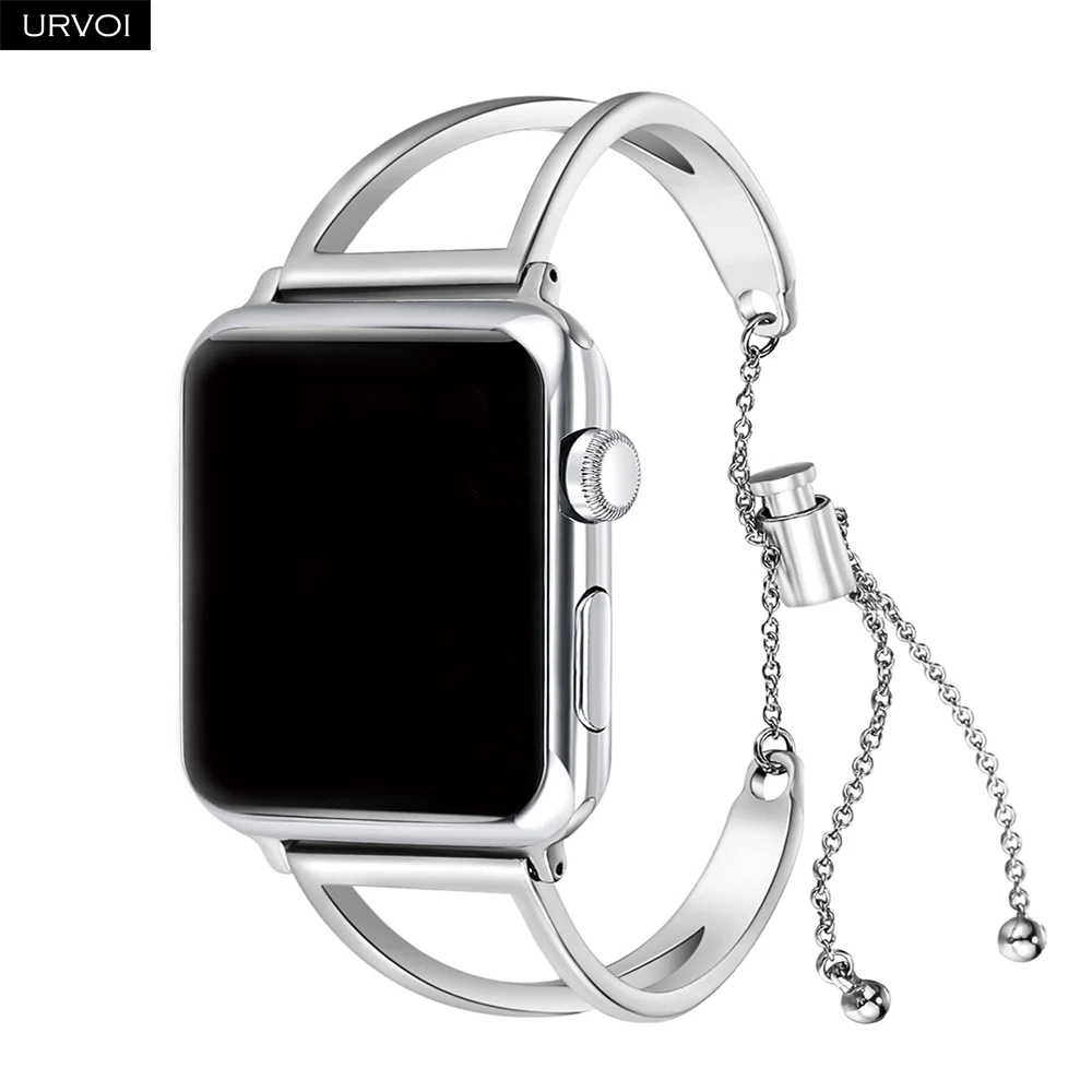 URVOI ремешок для Apple Watch манжета из нержавеющей стали iWatch девушка мода запястье