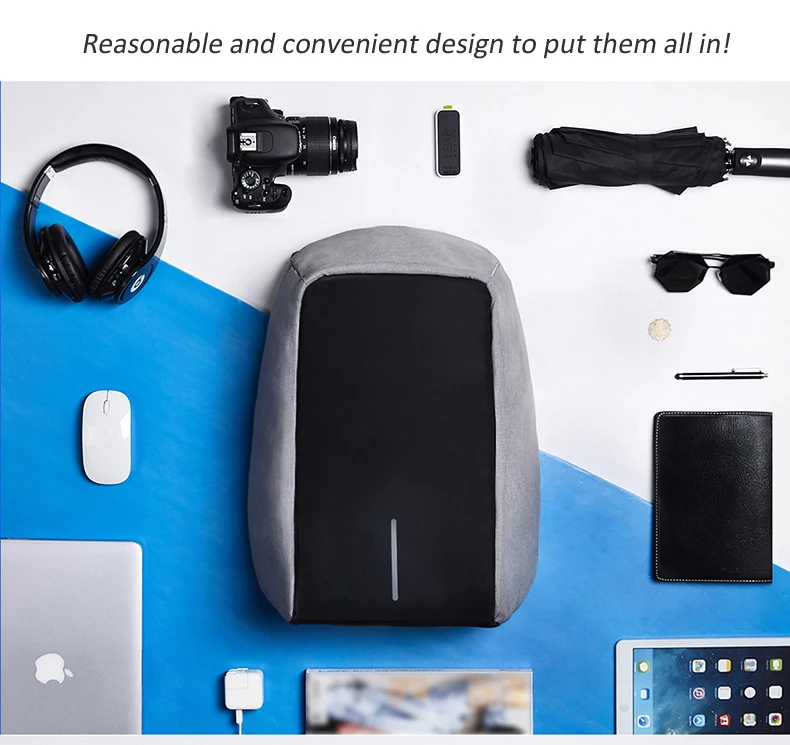 Дорожный рюкзак Roadfisher с защитой от кражи школьный ранец для работы и поездок